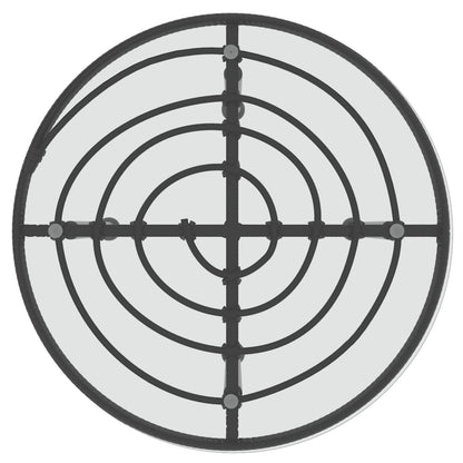 Mesa De Comedor De Vidrio Templado Y Acero Ø50 Cm