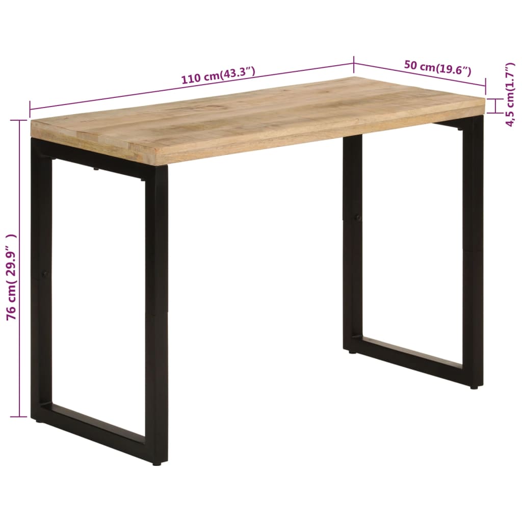 Mesa De Comedor 110X50X76 Cm