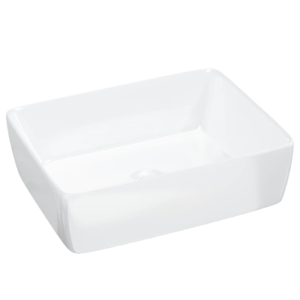 Lavabo Rectangular De Cerámica