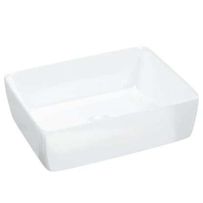 Lavabo Rectangular De Cerámica