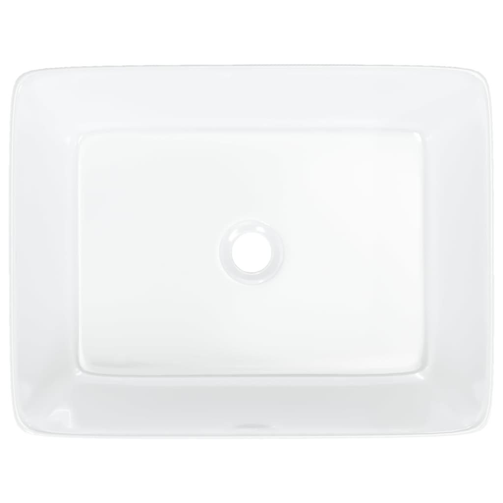 Lavabo Rectangular De Cerámica