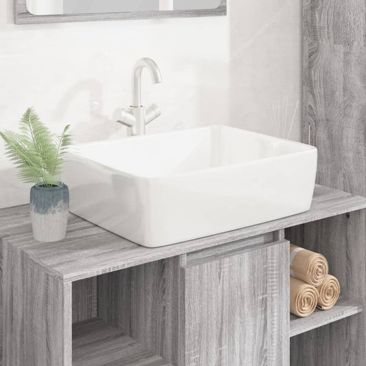 Lavabo Rectangular De Cerámica