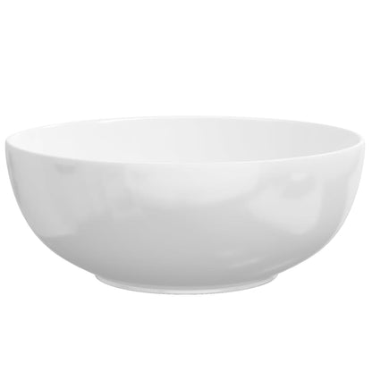 Lavabo Redondo Cerámica Blanco 44X17 Cm