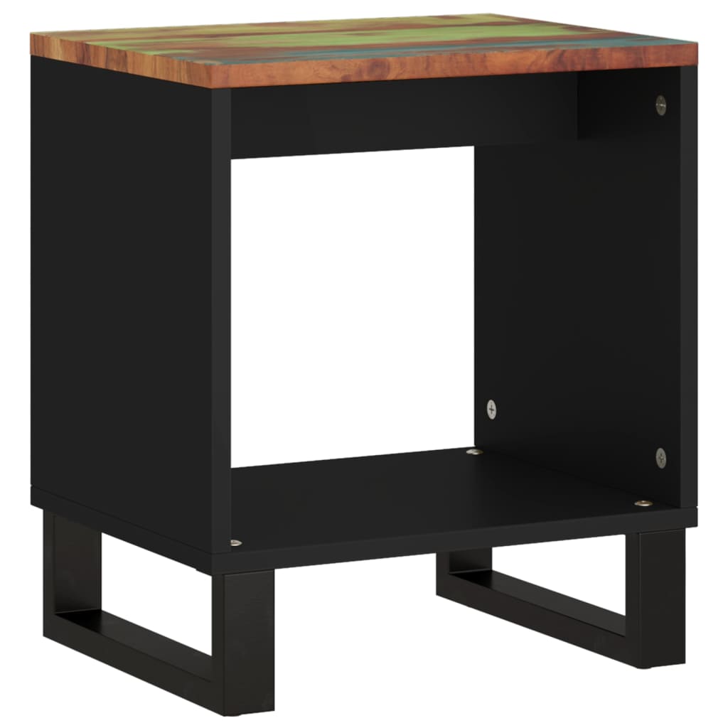 Mesa De Centro Madera Reciclada Y Contrachapada 40X31X46 Cm