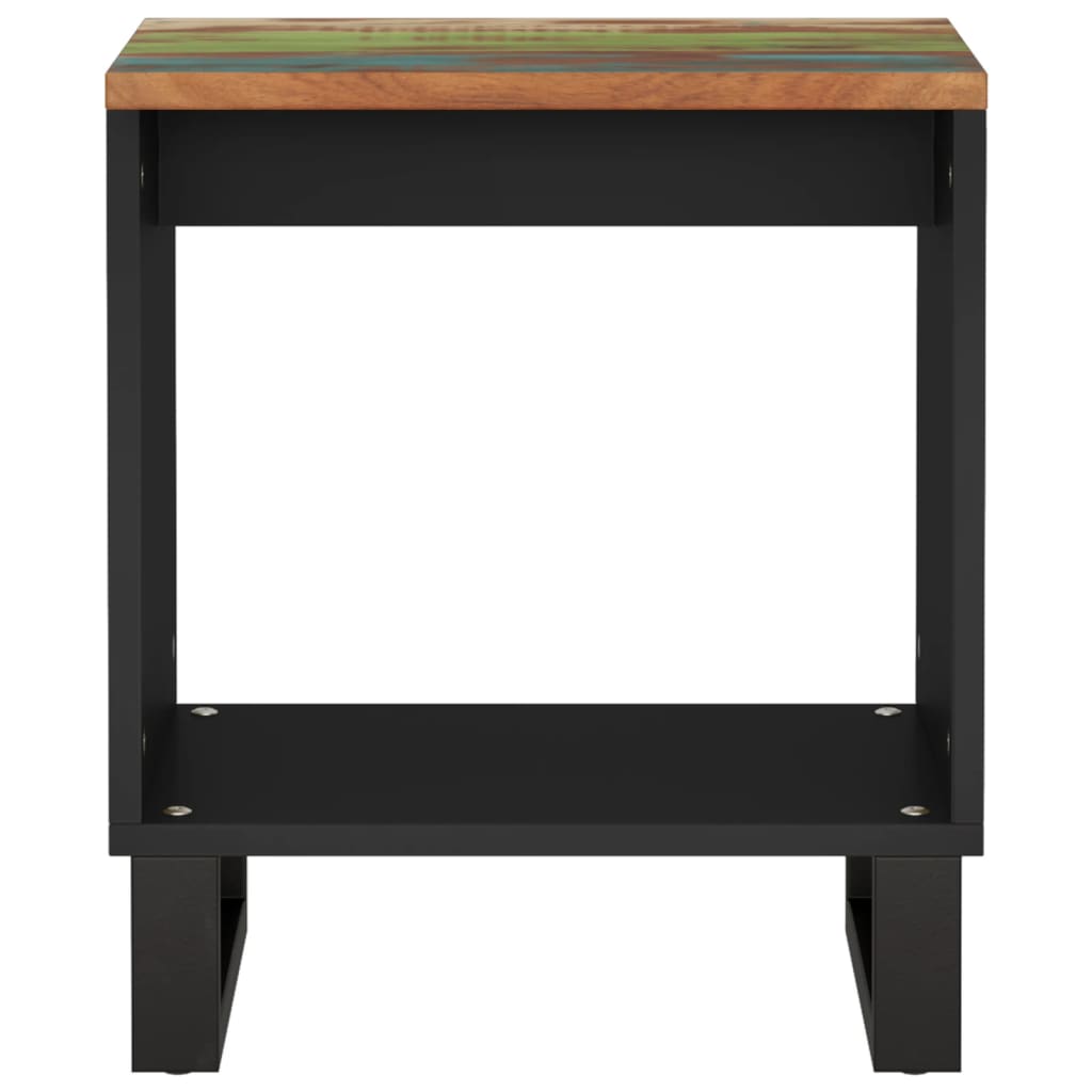 Mesa De Centro Madera Reciclada Y Contrachapada 40X31X46 Cm