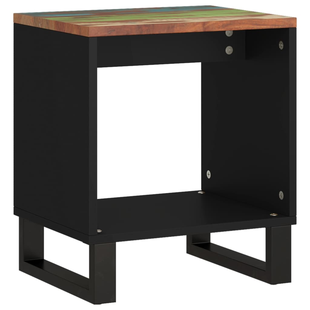Mesa De Centro Madera Reciclada Y Contrachapada 40X31X46 Cm