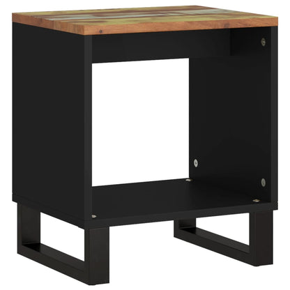 Mesa De Centro Madera Reciclada Y Contrachapada 40X31X46 Cm