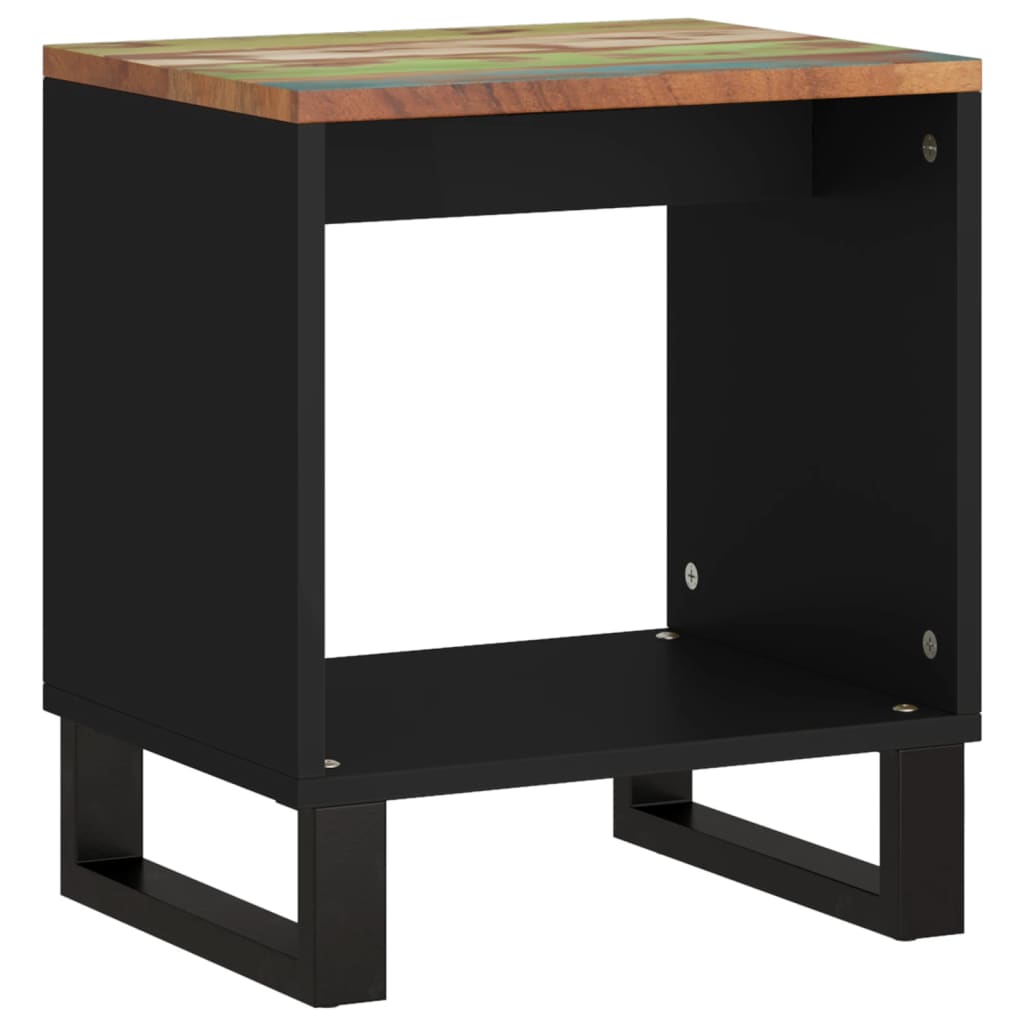 Mesa De Centro Madera Reciclada Y Contrachapada 40X31X46 Cm