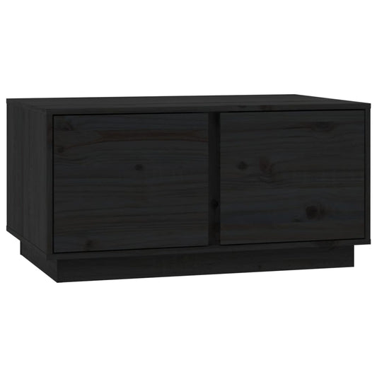 Mesa De Centro Madera Maciza De Pino 80X50X40 Cm