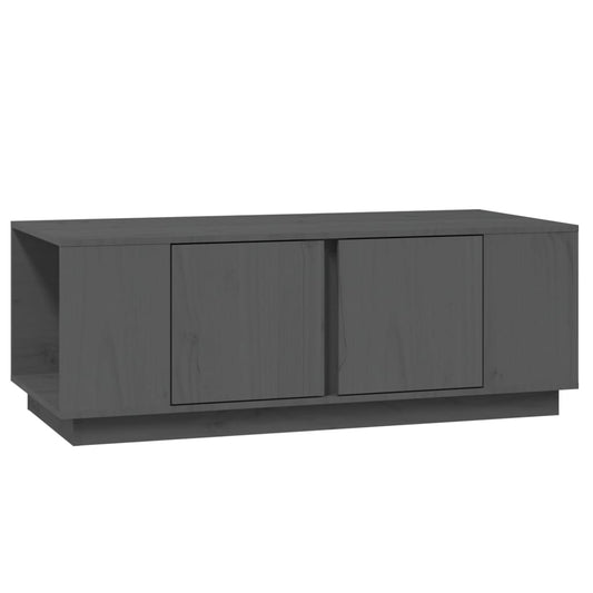 Mesa De Centro De Madera Maciza De Pino 110X50X40 Cm