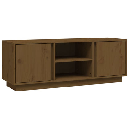 Mueble De Tv Madera Maciza De Pino 110X35X40,5 Cm