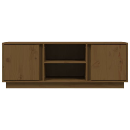 Mueble De Tv Madera Maciza De Pino 110X35X40,5 Cm