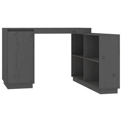 Escritorio De Madera Maciza De Pino 110X50X75 Cm