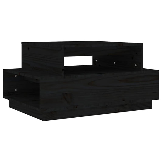 Mesa De Centro Madera Maciza De Pino 80X55X40,5 Cm