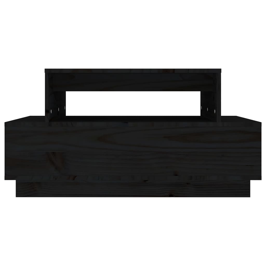 Mesa De Centro Madera Maciza De Pino 80X55X40,5 Cm
