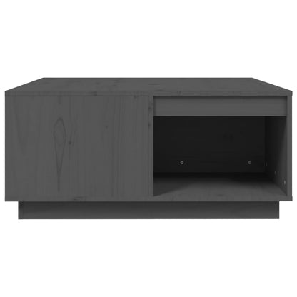 Mesa De Centro De Madera Maciza De Pino 80X81X36,5 Cm