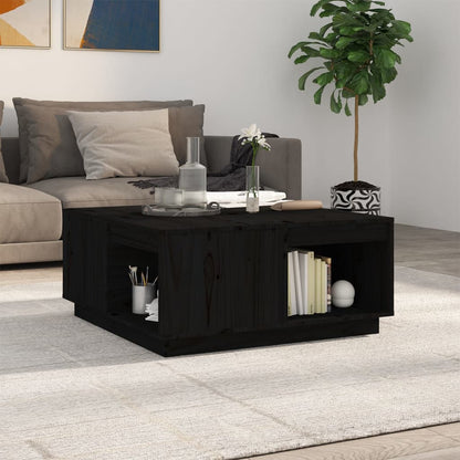 Mesa De Centro De Madera Maciza De Pino 80X81X36,5 Cm
