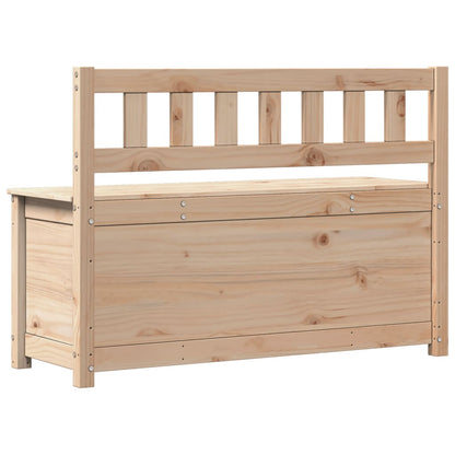 Banco De Madera Maciza De Pino 110X41X76,5 Cm