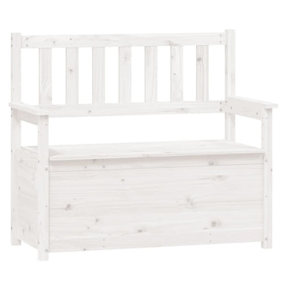 Banco De Madera Maciza De Pino 112,5X51,5X96,5 Cm