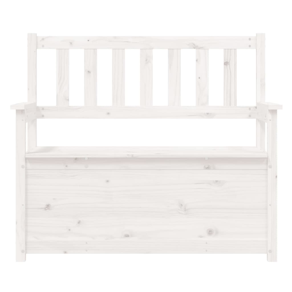 Banco De Madera Maciza De Pino 112,5X51,5X96,5 Cm