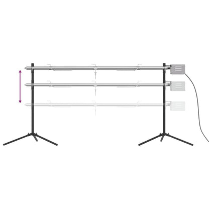 Barbacoa Automática Con Motor Acero Inoxidable 150X46,5X82,5 Cm