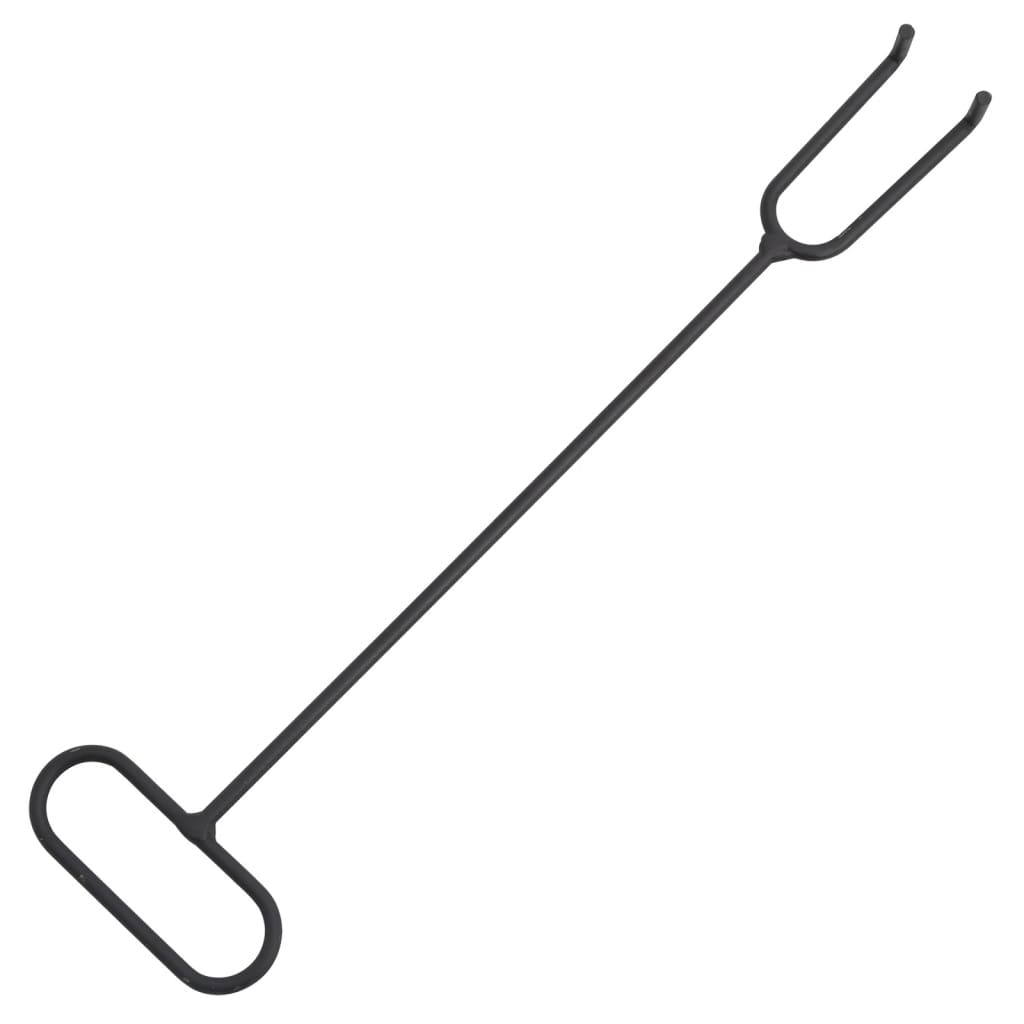Brasero Con Atizador Acero 49 Cm