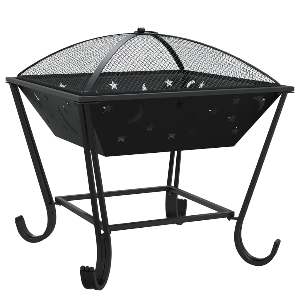 Brasero Con Atizador Acero Xxl 50 Cm