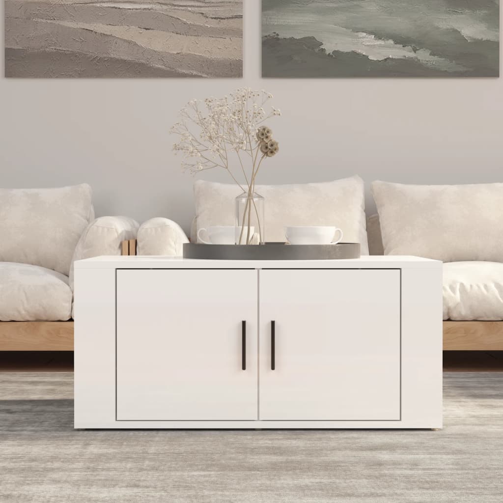 Mesa De Centro Madera Contrachapada 80X50X36 Cm