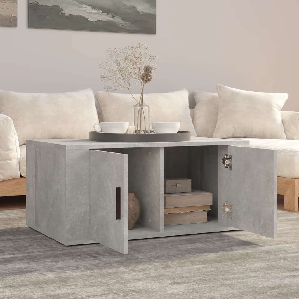 Mesa De Centro Madera Contrachapada 80X50X36 Cm
