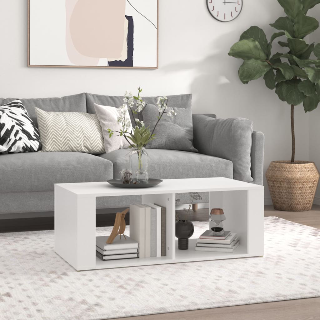 Mesa De Centro Madera Contrachapada 100X50X36 Cm