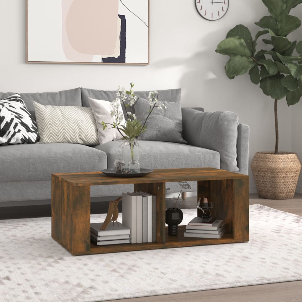 Mesa De Centro Madera Contrachapada 100X50X36 Cm