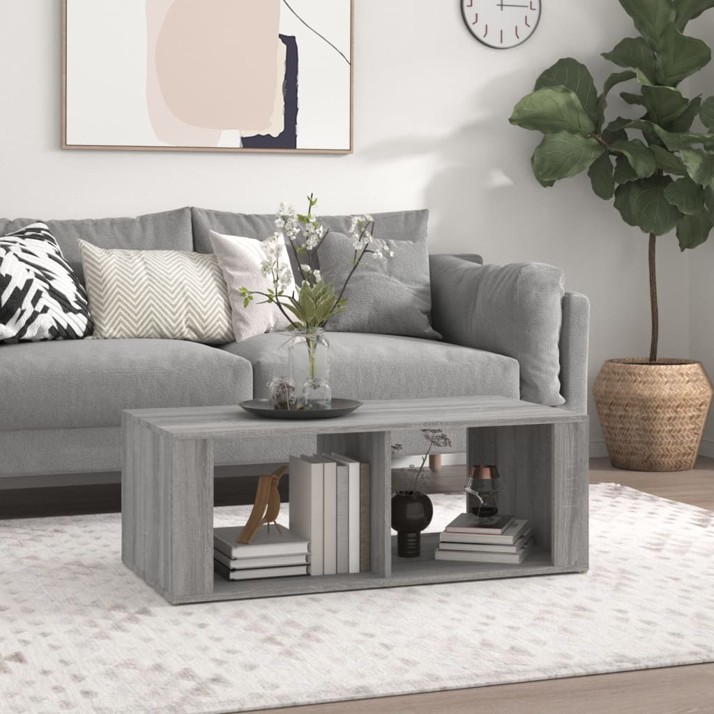 Mesa De Centro Madera Contrachapada 100X50X36 Cm