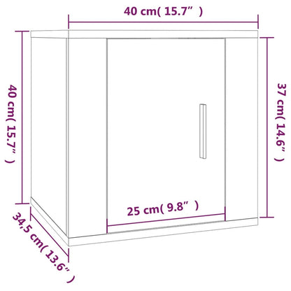 Mueble Para Tv De Pared 40X34,5X40 Cm