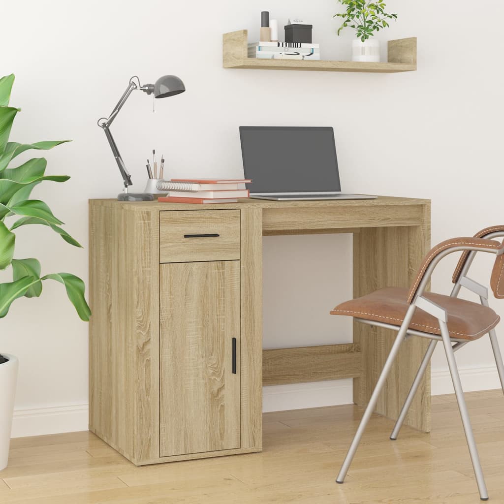 Escritorio De Madera De Ingeniería 100X49X75 Cm