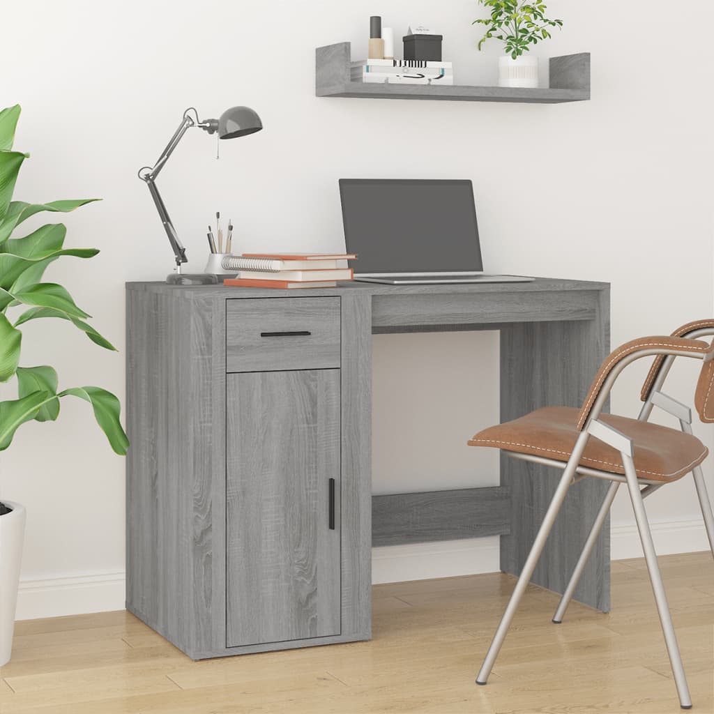 Escritorio De Madera De Ingeniería 100X49X75 Cm