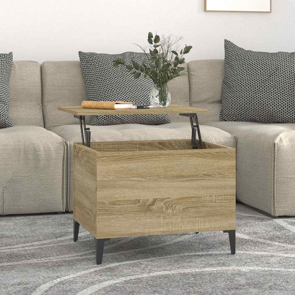 Mesa De Centro Madera Contrachapada 60X44,5X45 Cm