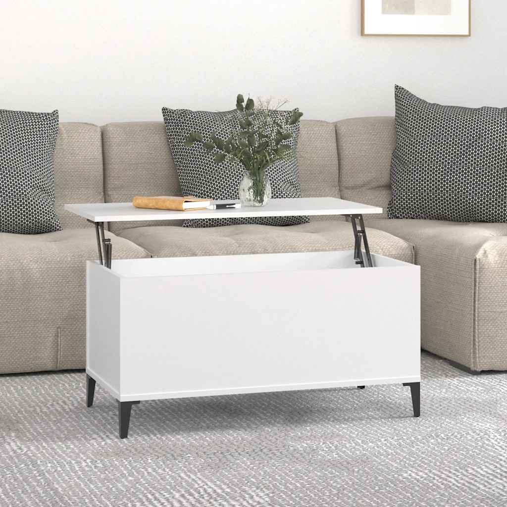 Mesa De Centro Madera Contrachapada 60X44,5X45 Cm