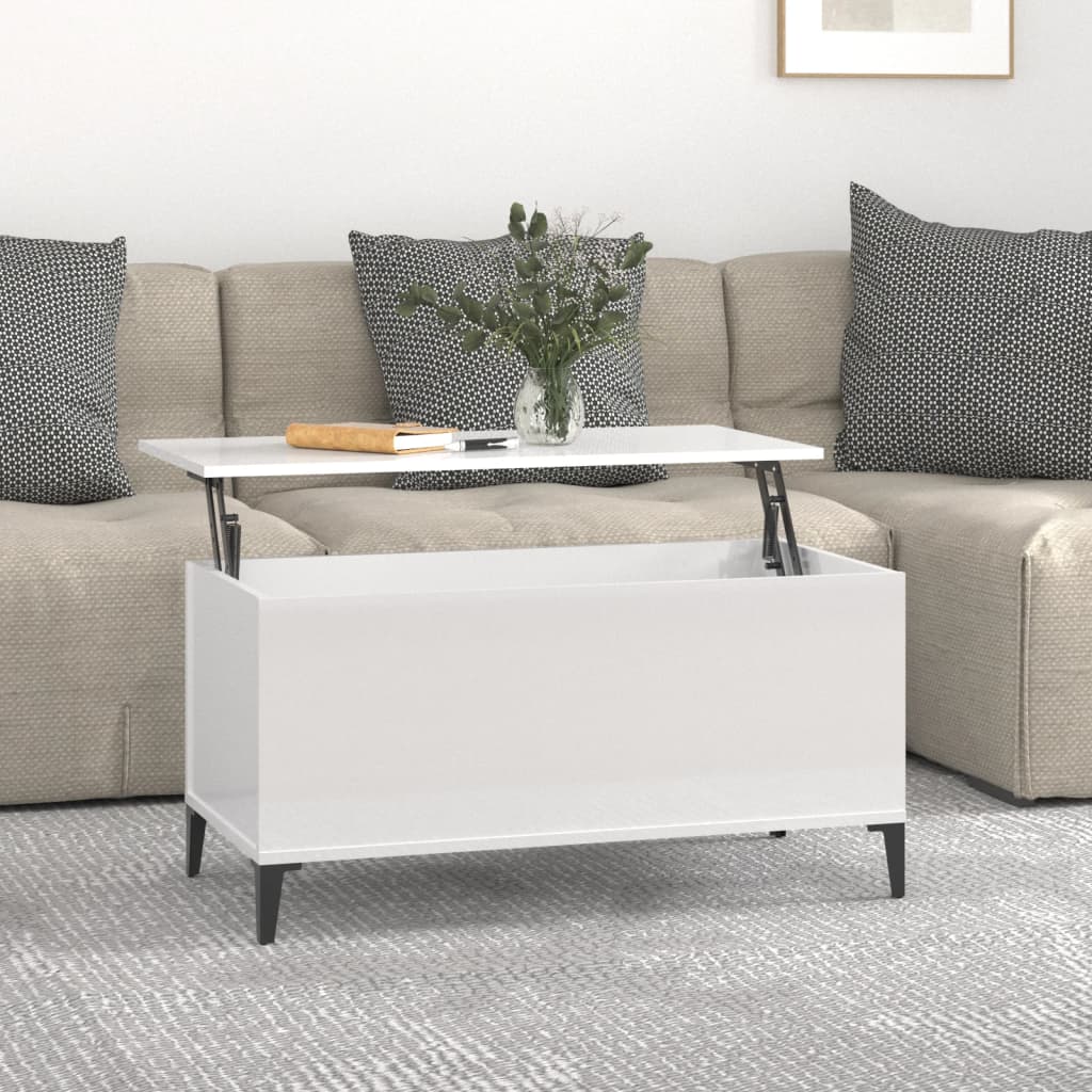 Mesa De Centro Madera Contrachapada 60X44,5X45 Cm
