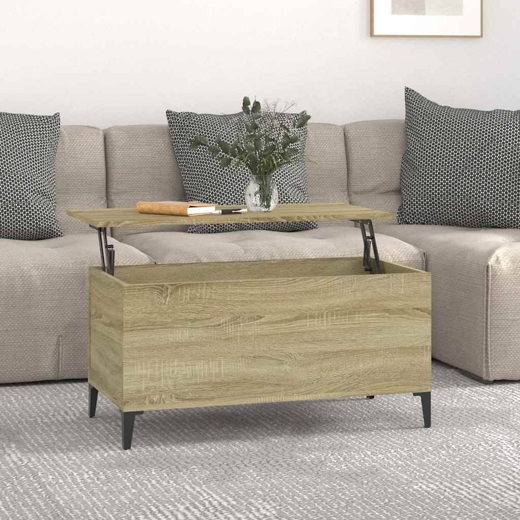 Mesa De Centro Madera Contrachapada 60X44,5X45 Cm