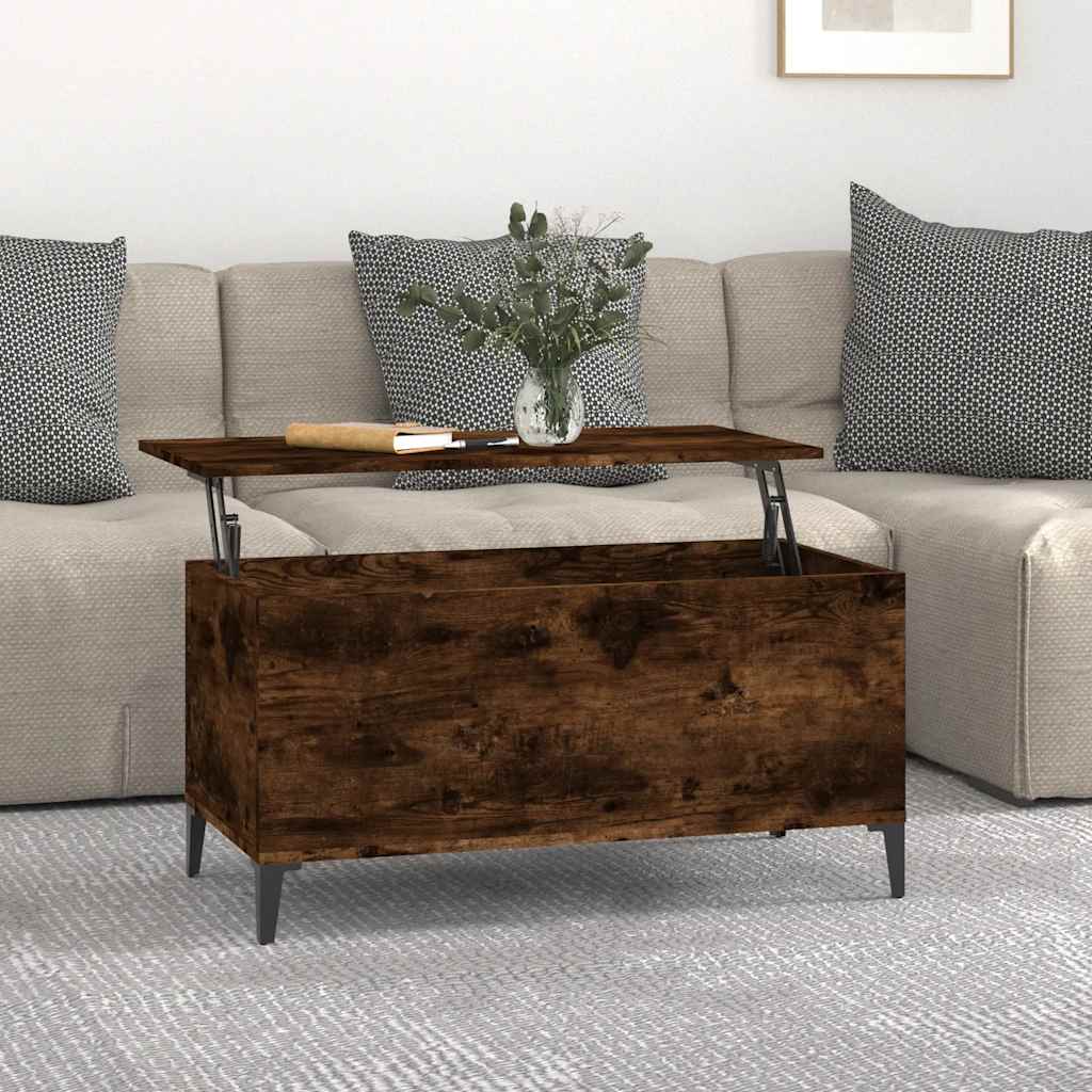 Mesa De Centro Madera Contrachapada 60X44,5X45 Cm
