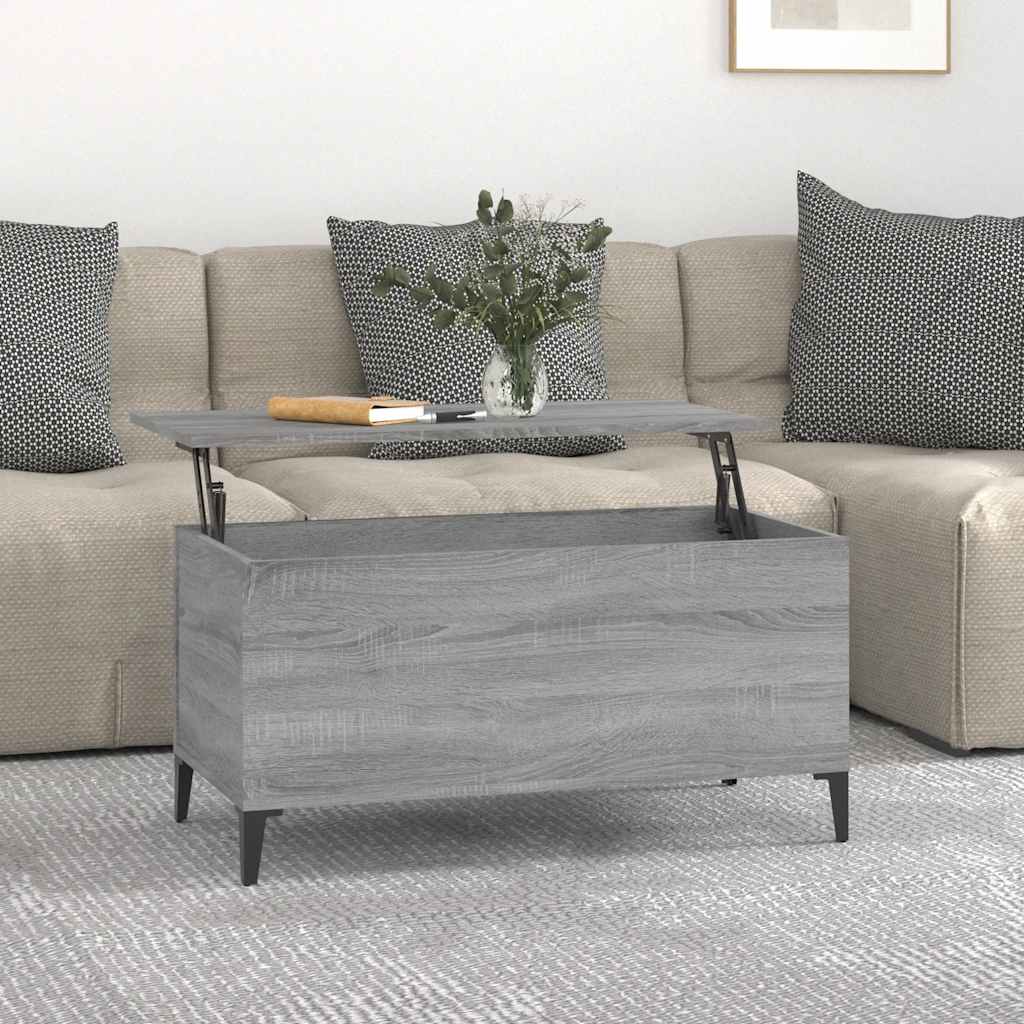 Mesa De Centro Madera Contrachapada 60X44,5X45 Cm