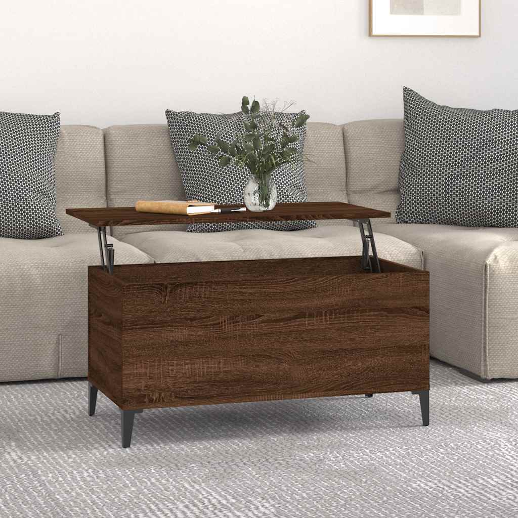 Mesa De Centro Madera Contrachapada 60X44,5X45 Cm
