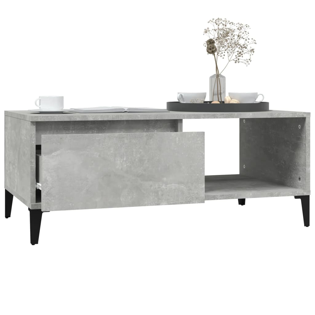 Mesa De Centro Madera Contrachapada 90X50X36,5 Cm
