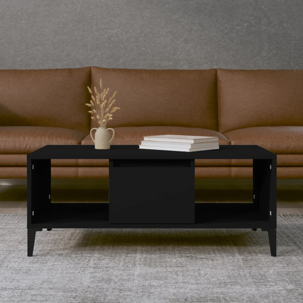 Mesa De Centro Madera Contrachapada 90X50X36,5 Cm