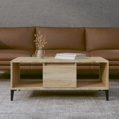 Mesa De Centro Madera Contrachapada 90X50X36,5 Cm