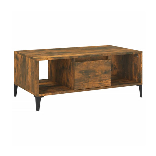 Mesa De Centro Madera Contrachapada 90X50X36,5 Cm