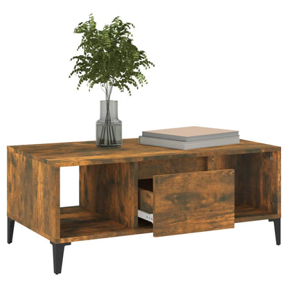 Mesa De Centro Madera Contrachapada 90X50X36,5 Cm