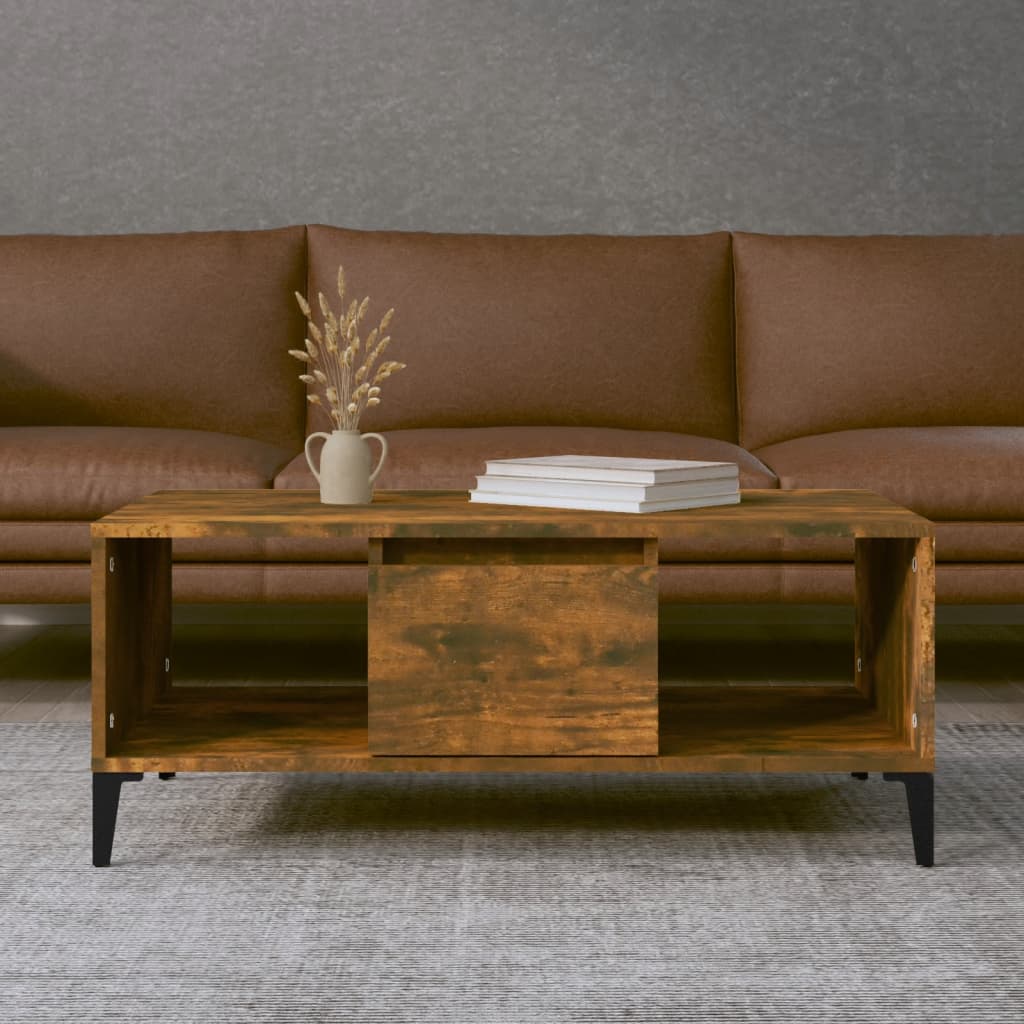 Mesa De Centro Madera Contrachapada 90X50X36,5 Cm