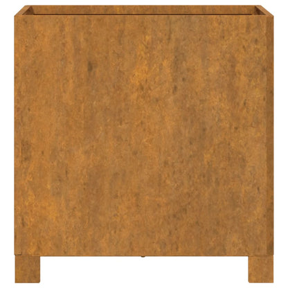 Jardineras Con Patas 2 Uds Acero Corten Oxidado