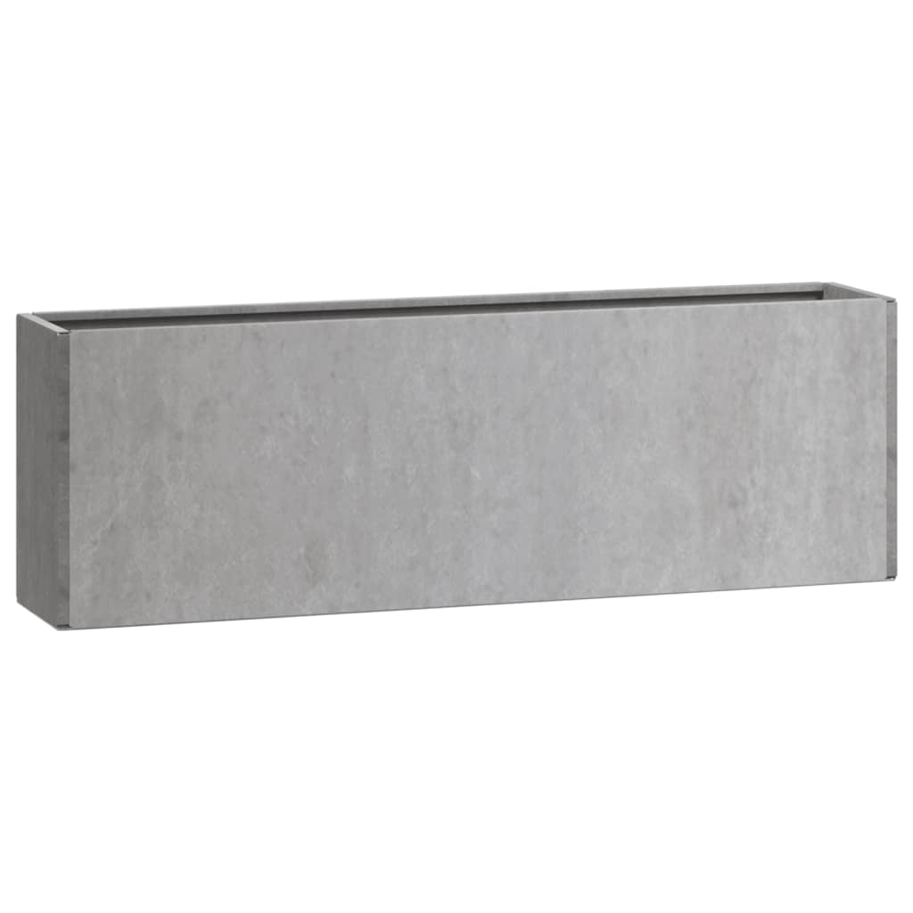 Jardineras De Pared 2 Uds Acero Corten Oxidado 53X10X17 Cm